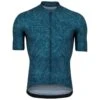 Pearl Izumi Men's Attack Short Sleeve Jersey (Ocean Blue Hatch Palm) (S) -Pearl Izumi 11122003h9is
