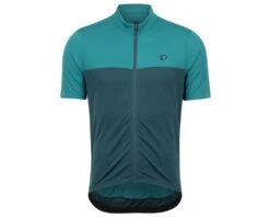 Pearl Izumi Quest Short Sleeve Jersey (Dark Spruce/Gulf Teal) (L)