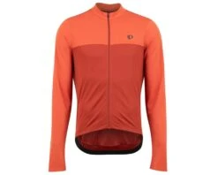 Pearl Izumi Quest Long Sleeve Jersey (Burnt Rust/Adobe) (L)