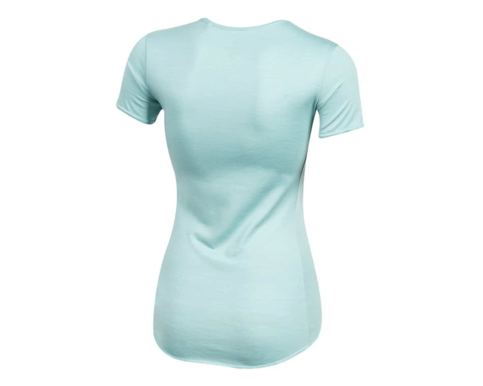 Pearl Izumi Women’s Merino Short Sleeve Base Layer (Aquifer) (L) 4 Pearl Izumi Women’s Merino Short Sleeve Base Layer (Aquifer) (L) - Image 2