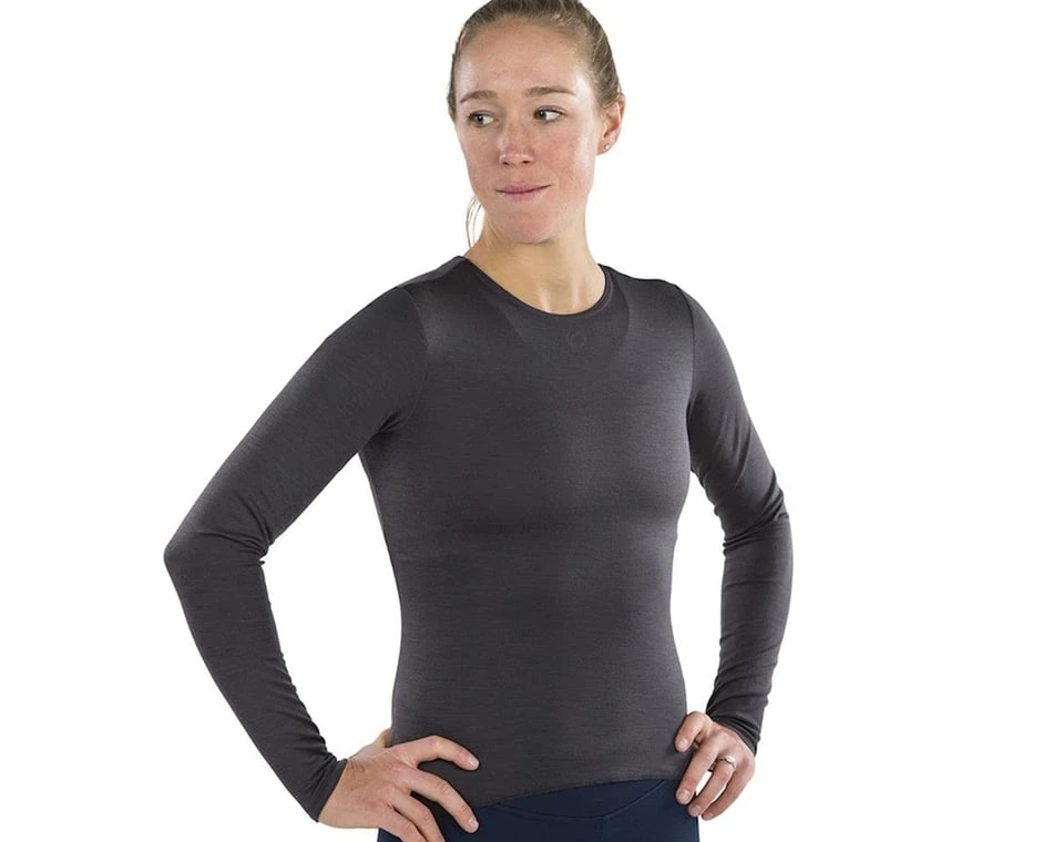 Pearl Izumi Women's Merino Thermal Long Sleeve Base Layer (Phantom) (L) 5 Pearl Izumi Women's Merino Thermal Long Sleeve Base Layer (Phantom) (L) - Image 3