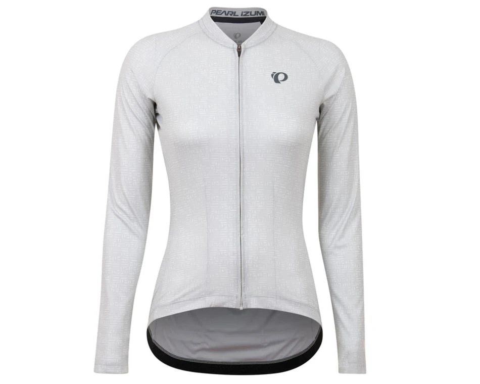 Pearl Izumi Women's Attack Long Sleeve Jersey (Cloud Grey Stamp) (S) 3 Pearl Izumi Women's Attack Long Sleeve Jersey (Cloud Grey Stamp) (S)
