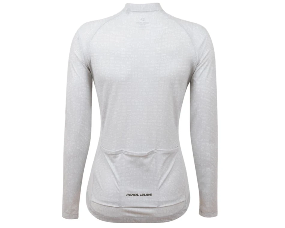 Pearl Izumi Women's Attack Long Sleeve Jersey (Cloud Grey Stamp) (S) 4 Pearl Izumi Women's Attack Long Sleeve Jersey (Cloud Grey Stamp) (S) - Image 2