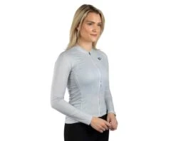 Pearl Izumi Women's Attack Long Sleeve Jersey (Cloud Grey Stamp) (S) 11 Pearl Izumi Women's Attack Long Sleeve Jersey (Cloud Grey Stamp) (S) -Pearl Izumi 112220039uks 2