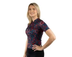 Pearl Izumi Women's Attack Short Sleeve Jersey (Heirloom/Nightfall Chaise) (L) -Pearl Izumi 11222004hq9l 3