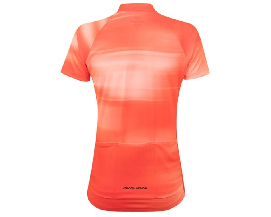 Pearl Izumi Women's Classic Short Sleeve Jersey (Screaming Red/White Cirrus) (XS) 4 Pearl Izumi Women's Classic Short Sleeve Jersey (Screaming Red/White Cirrus) (XS) - Image 2