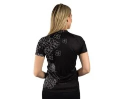 Pearl Izumi Women's Classic Short Sleeve Jersey (Black Linear Grow) (M) -Pearl Izumi 11222102hk9m 2