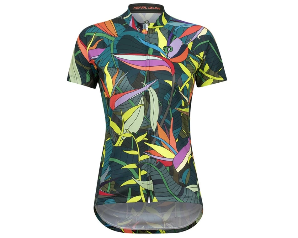 Pearl Izumi Women's Classic Short Sleeve Jersey (Vibrant Paradise) (L) 3 Pearl Izumi Women's Classic Short Sleeve Jersey (Vibrant Paradise) (L)