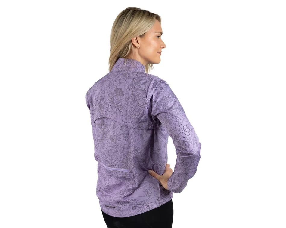 Pearl Izumi Women's Quest Barrier Convertible Jacket (Brazen Lilac Grow) (M) 4 Pearl Izumi Women's Quest Barrier Convertible Jacket (Brazen Lilac Grow) (M) - Image 2