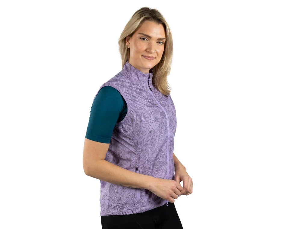 Pearl Izumi Women's Quest Barrier Convertible Jacket (Brazen Lilac Grow) (M) 9 Pearl Izumi Women's Quest Barrier Convertible Jacket (Brazen Lilac Grow) (M) - Image 7