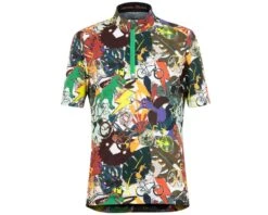 Pearl Izumi Jr Quest Short Sleeve Jersey (Graffiti) (Youth M)