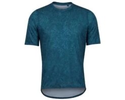 Pearl Izumi Men's Summit Short Sleeve Jersey (Ocean Blue Palm) (S)