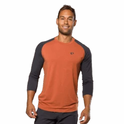 Pearl Izumi Men's Canyon Merino 3/4 Sleeve Jersey 17 Pearl Izumi Men's Canyon Merino 3/4 Sleeve Jersey -Pearl Izumi 19122307 IH3 CanyonMerino3QtrJersey hero