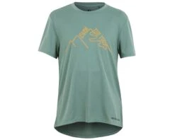 Pearl Izumi Jr Summit Short Sleeve Jersey (Pale Pine Earn The Turns) (Youth L)